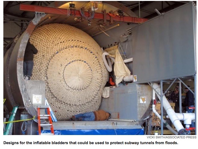 Storm Protection From Inflatable Subway Bladders How much should we spend for protection against the next super storm?
